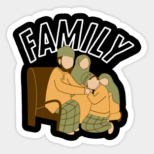 MUSLIM FAMILY Sticker